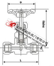 J91W卡套針型截止閥